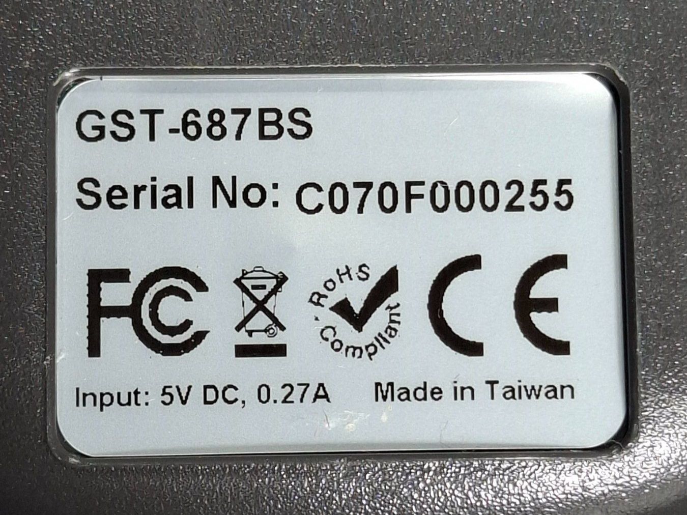 Scanner: Senor Tech GST-687BS — Scanner code-barres — VGA – Usato da Villars-Ste-Croix venduto da pau_8fls 3