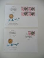 1973/1974  Sportlermarken / 12 FDC-Sonderausgaben