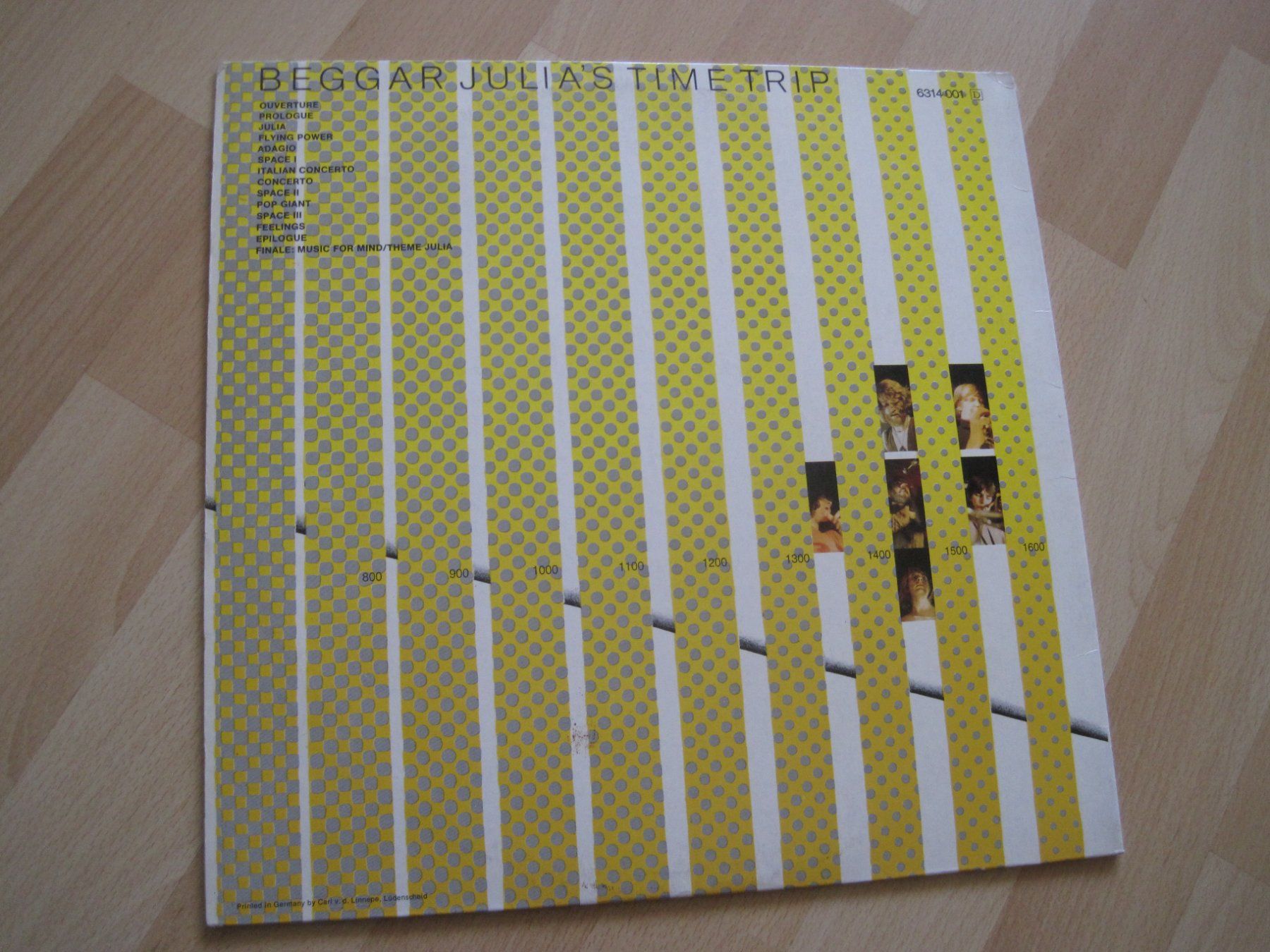 Dischi in vinile: Ekseption Beggar Julia's Time Trip  LP – Usato da Gossau SG venduto da Noryflory 1