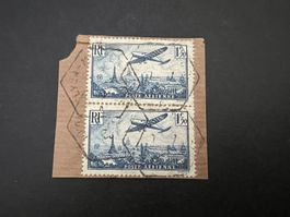 Flugmarken Frankreich1936 Flug über Paris (D312)