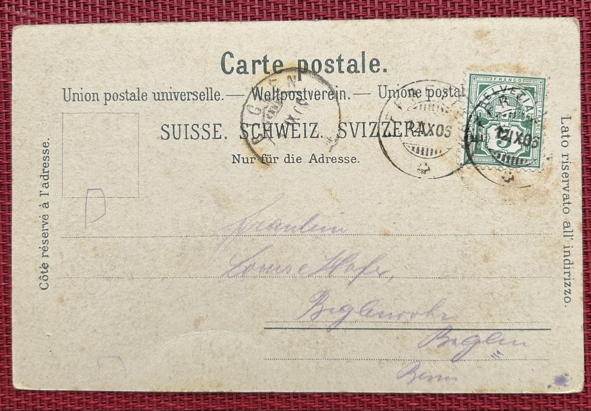 Cartoline postali: Gruss aus Rykon Effretikon Litho  – Usato da Horw venduto da Tellbub 1