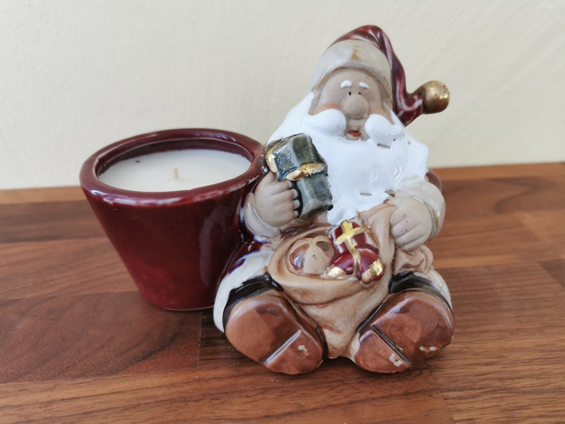 Alle Dekorationen: Weihnachtsdeko Figur Samichlaus / Weihnachtsmann mit Kerze – Neu (gemäss Beschreibung) aus Boniswil von Totomat-Lady2
