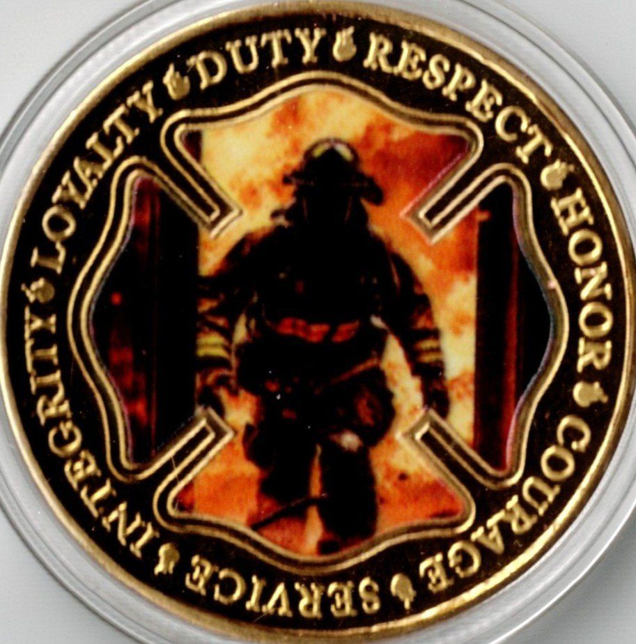Medaglie: Fire_Rescue_Service_Integrity_Loyalty_Duty_Respect_Medaill 5 – Nuovo (secondo la descrizione) da Hombrechtikon venduto da Fraese01 1