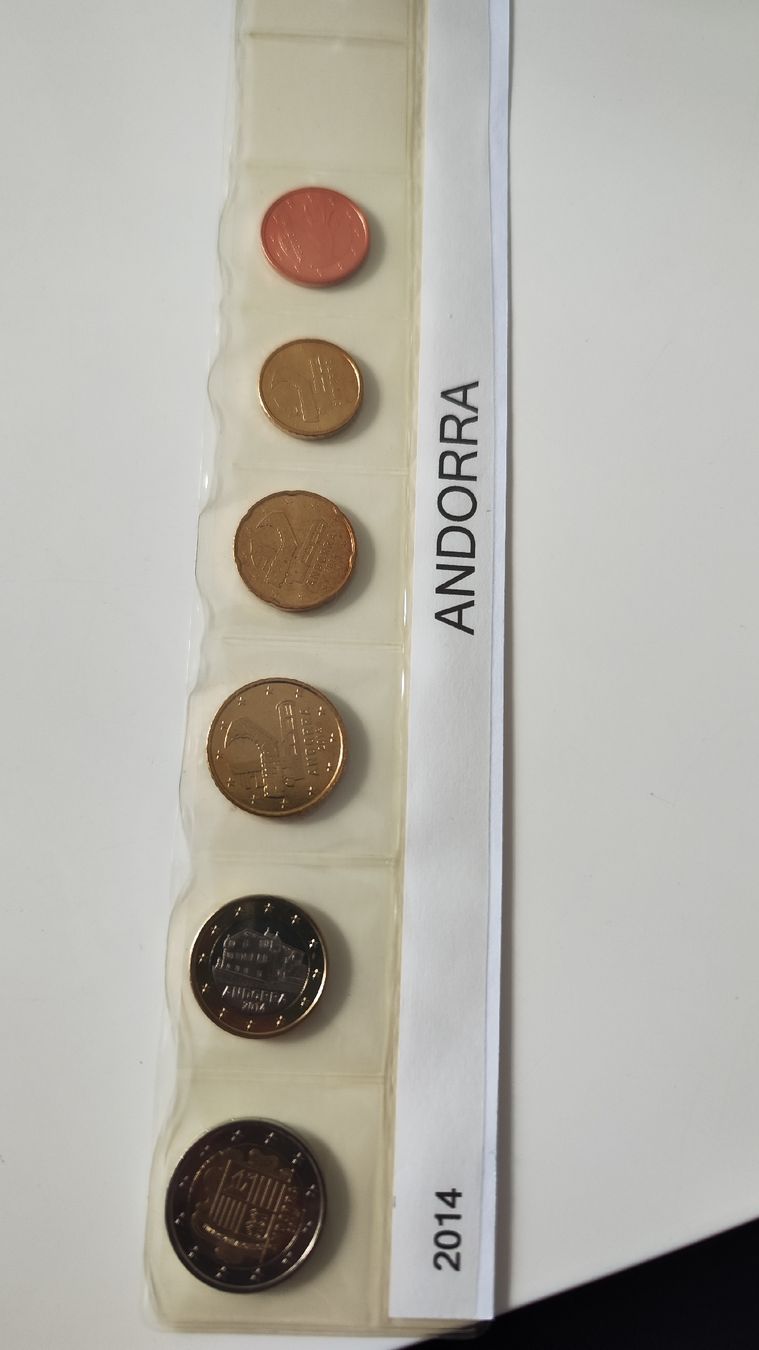 Tutti le monete: Münzsatz Andorra 2014 Stgl – Nuovo (secondo la descrizione) da Zürich venduto da turbopuz