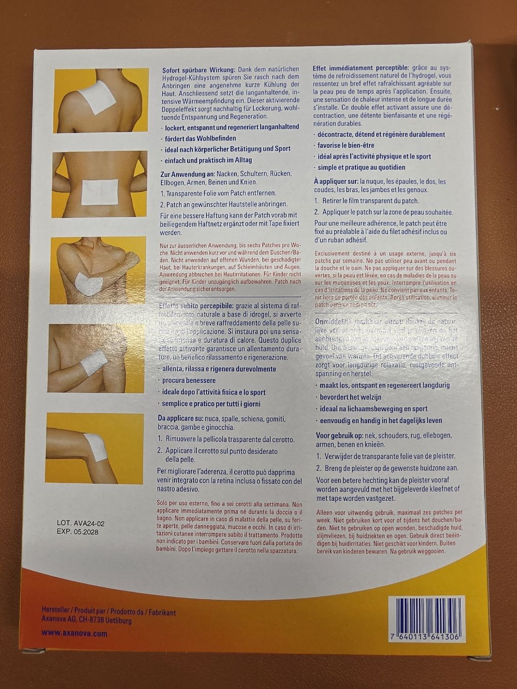 Sonstige Körperpflege: Axanova Activ Patch, 3 Packungen, Neu, Sofortwirkung! – Neu und originalverpackt aus Möhlin von mic_lo 1