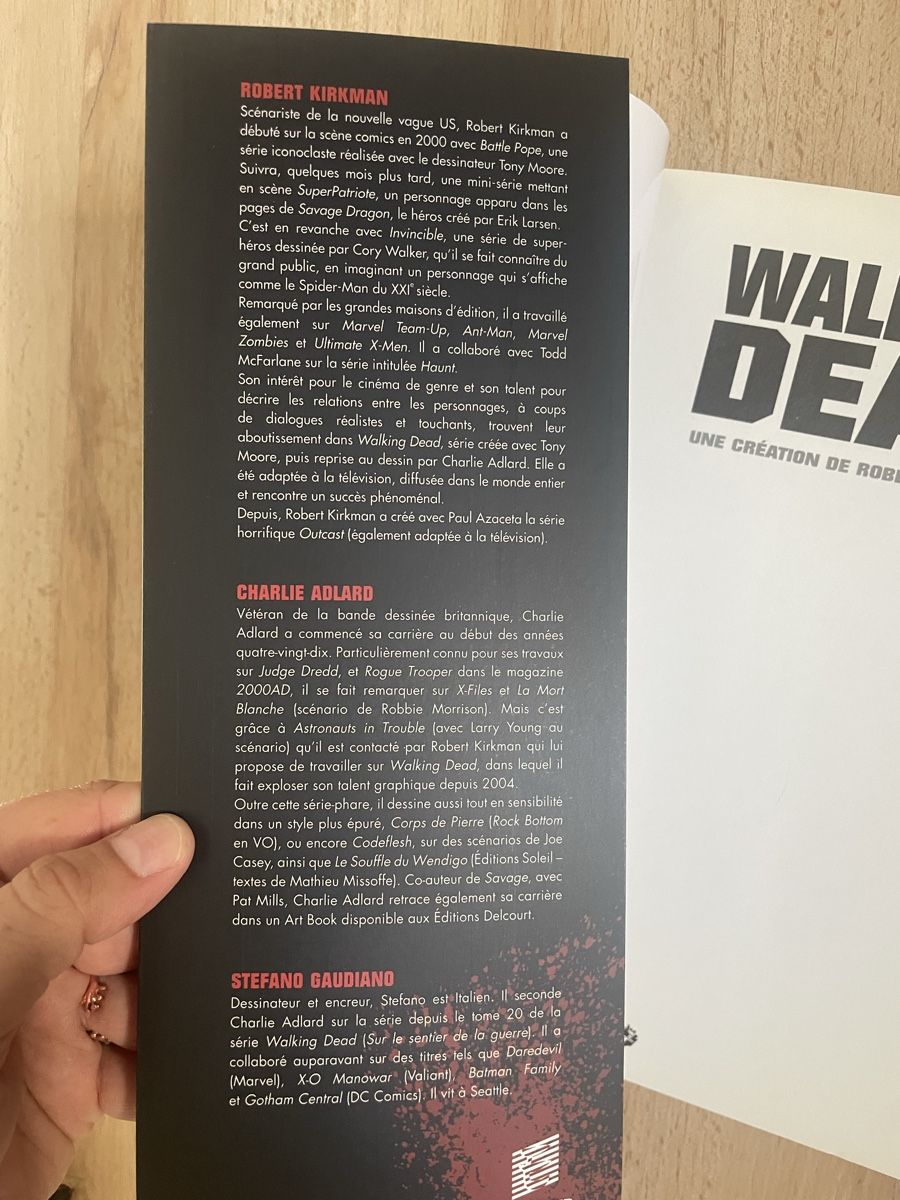 Comics: Walking Dead 29 La Ligne Blanche neuf – Gebraucht aus Crissier von Nouchki76 4