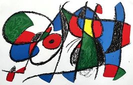 Joan Mirò - Vintage -Lithographie - 1975