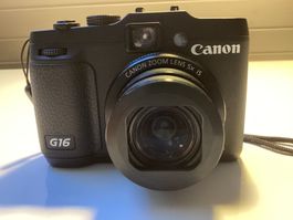 Digitalkamera "CANON POWERSHOT G16“ mit Zubehör in OVP 2015
