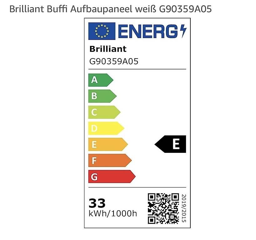 Lampade: Brillant Buffi Aufbaupanel weiss – Usato da Buttisholz venduto da rogi_77 4