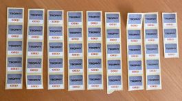 43x COOP MÄRKLI - TROPHY - SAMMELMARKEN