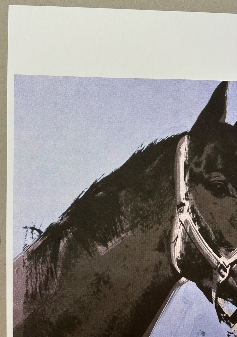 Gemälde: Andy Warhol: Horse, POP Art 45/100 – Neu (gemäss Beschreibung) aus Meilen von Smgdesign 3