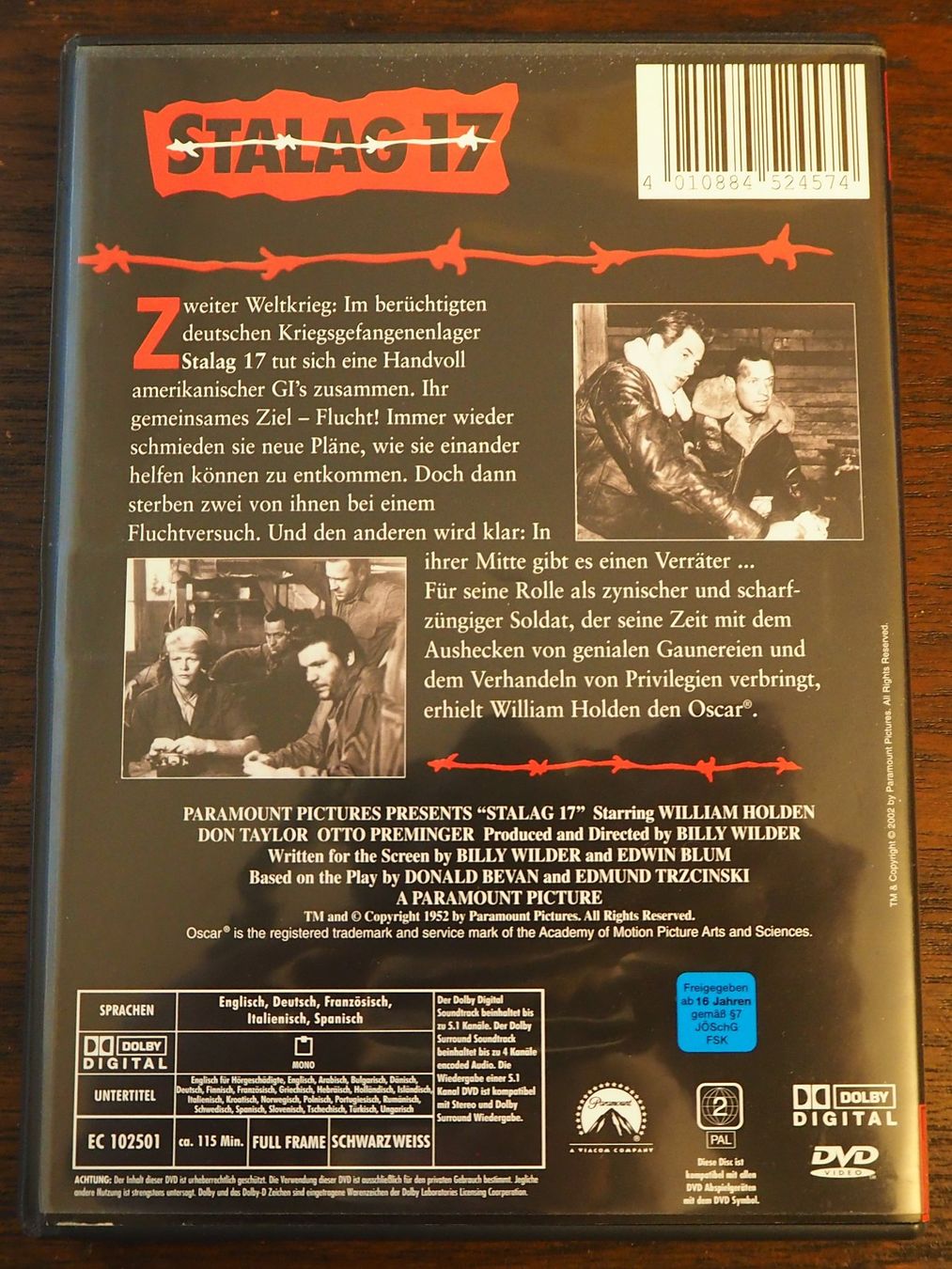 Alle DVDs: Stalag 17 / William Holden – Gebraucht aus Chur von dluli 1