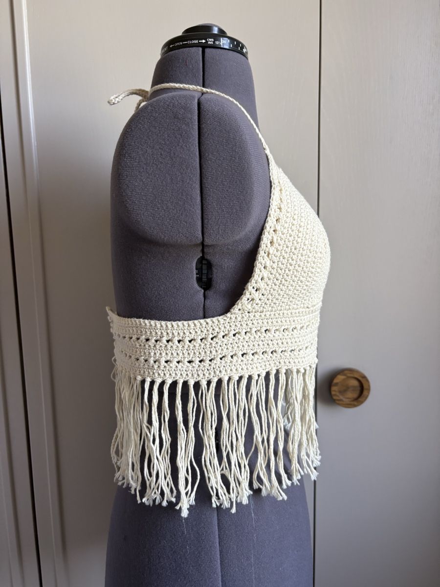 Top: Boho Top handgehäkelt – Nuovo (secondo la descrizione) da Oensingen venduto da Chicotus 1