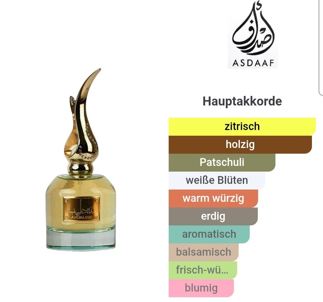 Parfum & Eau de Toilette: ASDAAF Al Andaleeb  – Gebraucht aus Winterthur von Je. 2