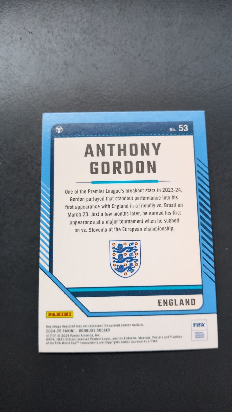 Panini Carte collezionabili: Panini Donruss - Anthony Gordon  – Nuovo (secondo la descrizione) da Riddes venduto da marioCro16 1