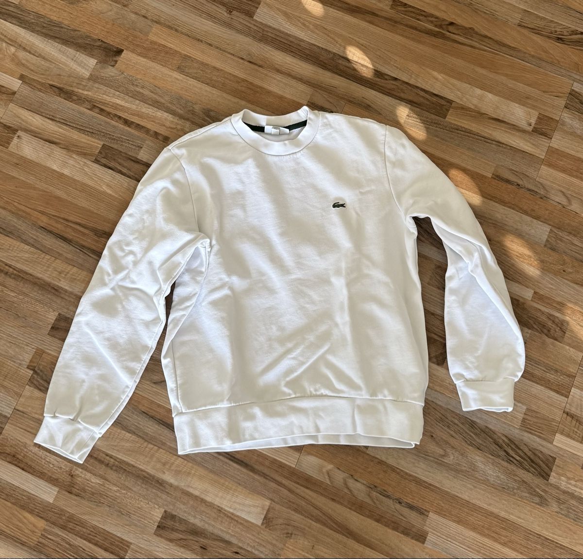 Lacoste Pullover & Sweatshirts: Lacoste Pullover White Classic Fit Size L – Gebraucht aus Buchs AG von sxf96