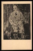 sign. Egon Schiele: Bildnis G. A. 1918, 
