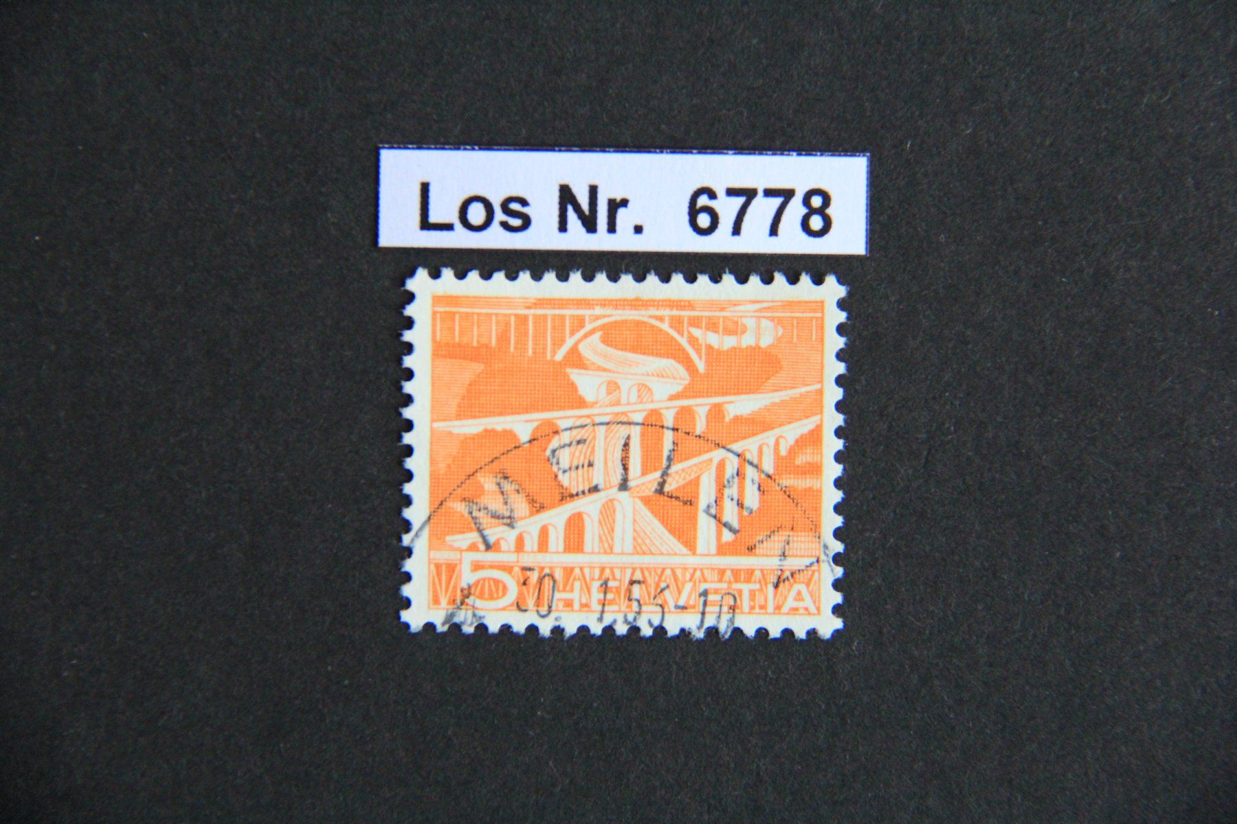 Tutti i francobolli: CH 1949 Ortsstempel mit Datum                       Los 6778 – Usato da Volken venduto da jukon65