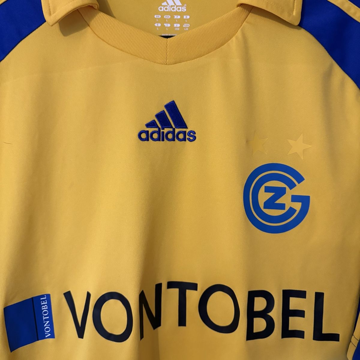 Adidas Canottiere & Pantaloni: Grasshoppers Trikot Adidas Zuber – Usato da Winterthur venduto da LaBodega 1