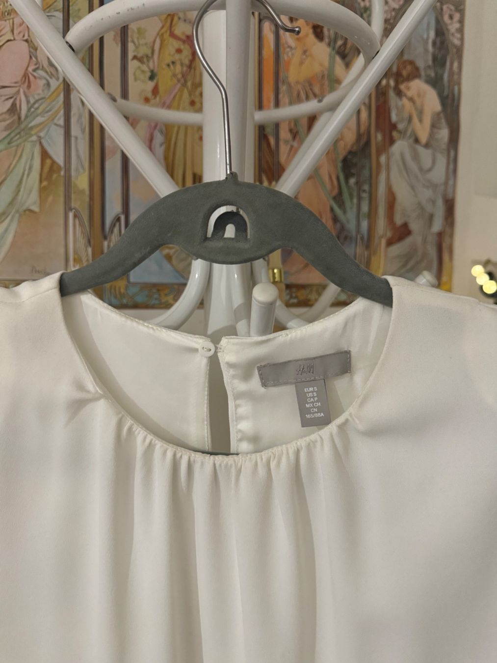 H&M Top: Haut H&M blanc taille S – Usato da Martigny venduto da ber_tdz7 2