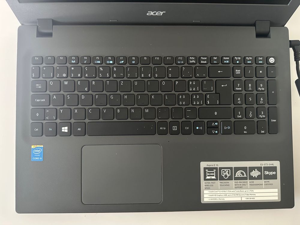 Asus Aspire E15 Laptop 15 Zoll, Ohne Ladegerät | Comprare su Ricardo