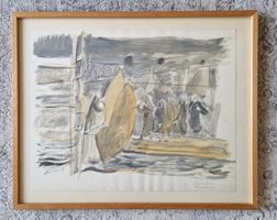 Gerahmtes Originalbild 50x40 cm, von Edy Renggli, Luzern