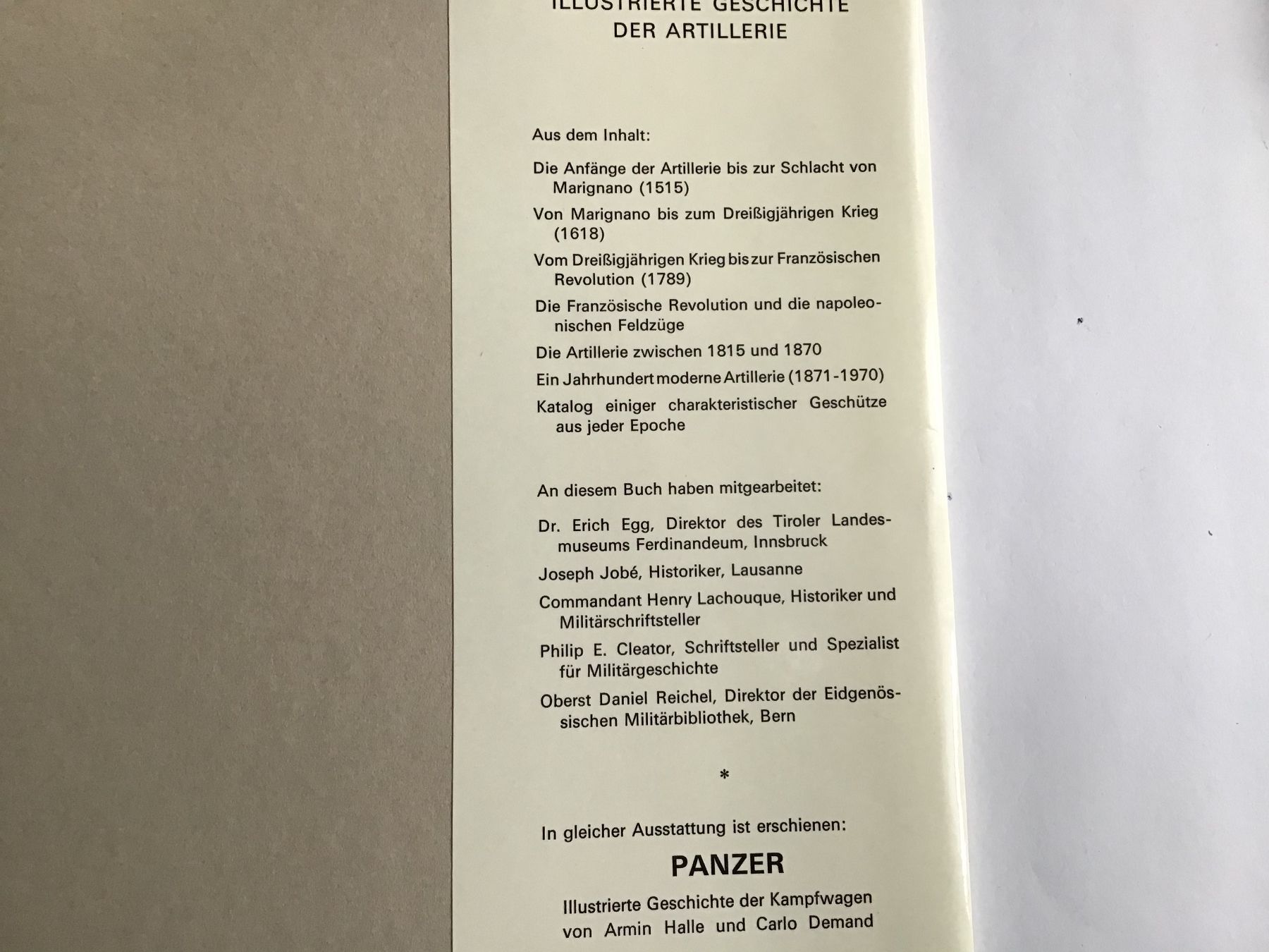 Bücher: Illustrierte Geschichte der Artillerie – Gebraucht aus Rüti ZH von Phaeton10 1