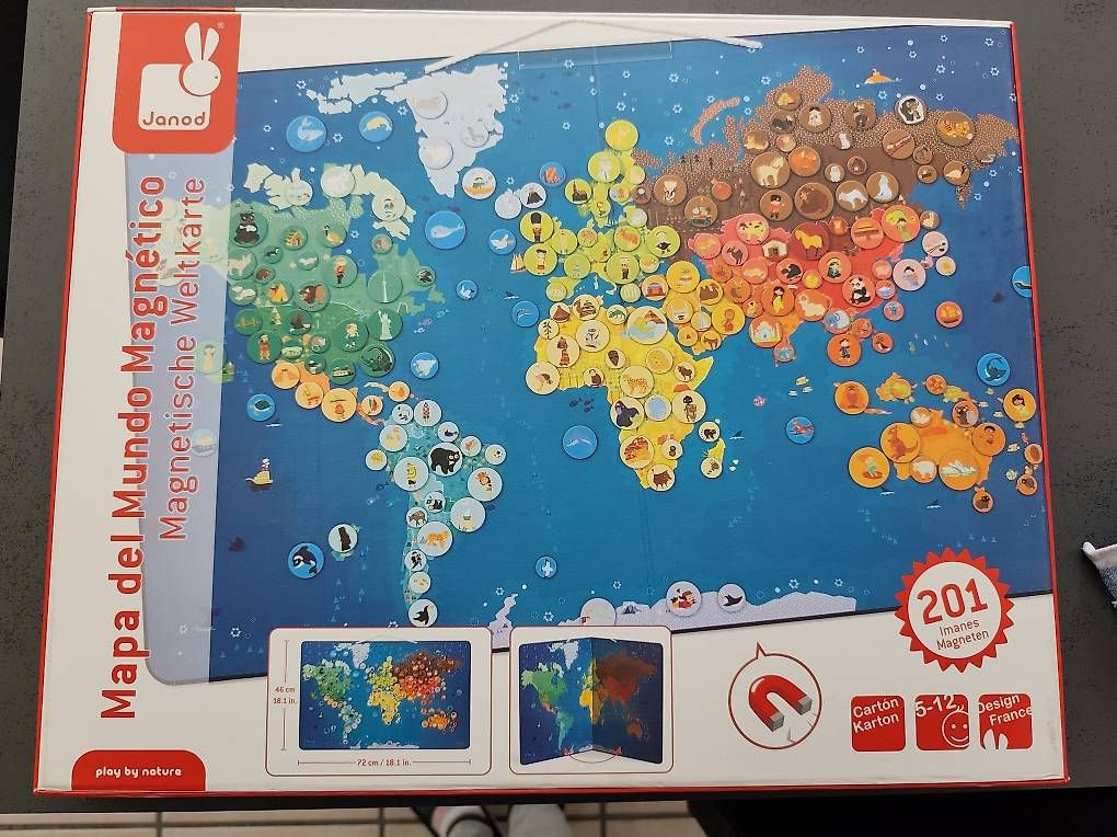Giochi: Carte du monde magnétique Janod – Usato da Delémont venduto da emm_z2yb