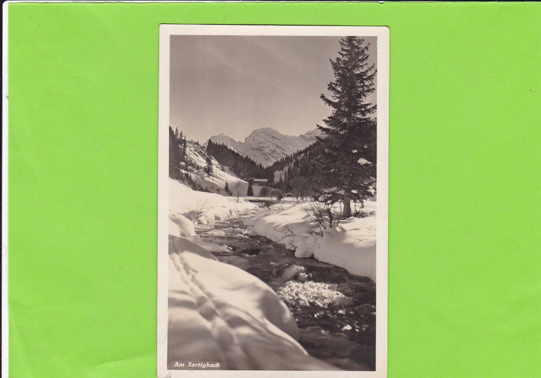 Cartoline postali: Am Sertigbach – Usato da St. Peterzell venduto da neckertal