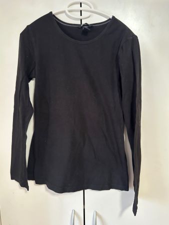 Damen Langarmshirt H&M Mama Schwarz Groesse S