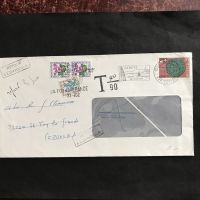Zst 661 Br nach Frankreich, refusé,  Nachtaxiert