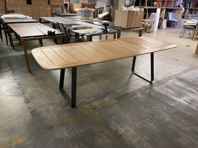 Tische: Gartentisch Teak 240x100cm #578 D – Neu (gemäss Beschreibung) aus Willisau von Arredodesign 6