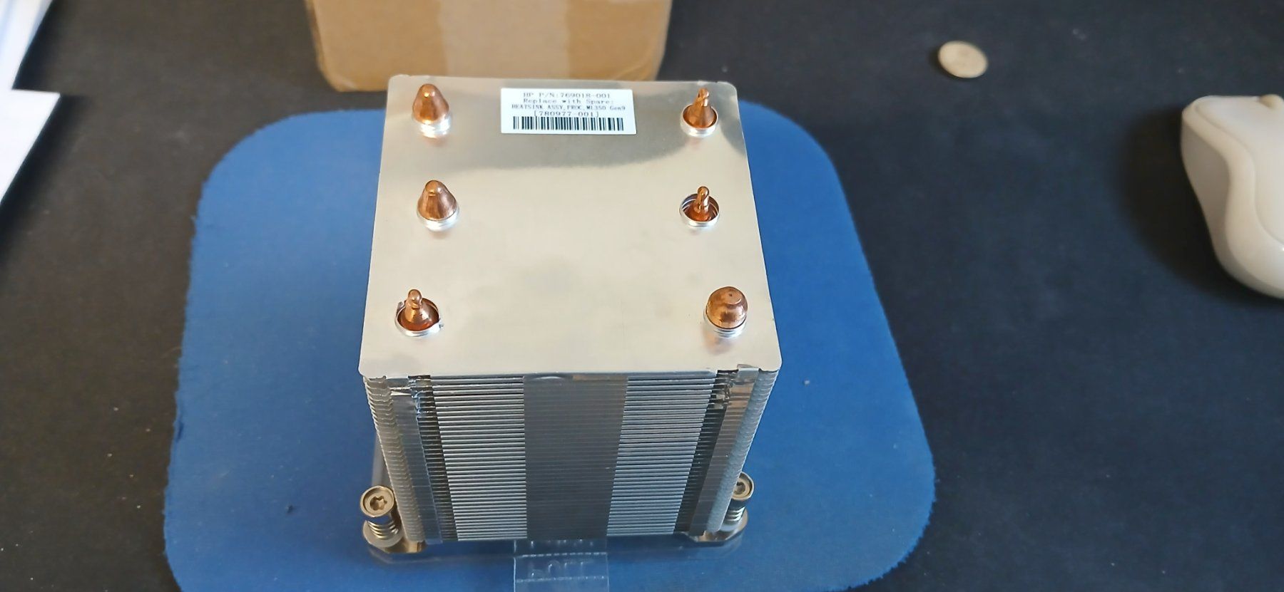 Hewlett Packard Server: DISSIPATORE PROCESSORE HPE ML-350G9 – Usato da VACALLO venduto da inf_p9wc 1