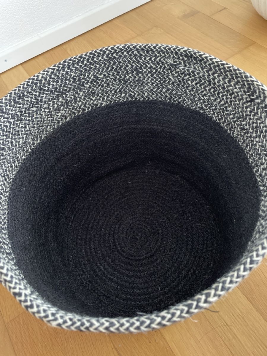 Micasa Altro per la casa: Aufbewarungskorb schwarz/grau 30cm Druchmesser – Nuovo (secondo la descrizione) da Diepoldsau venduto da bellepastell 1
