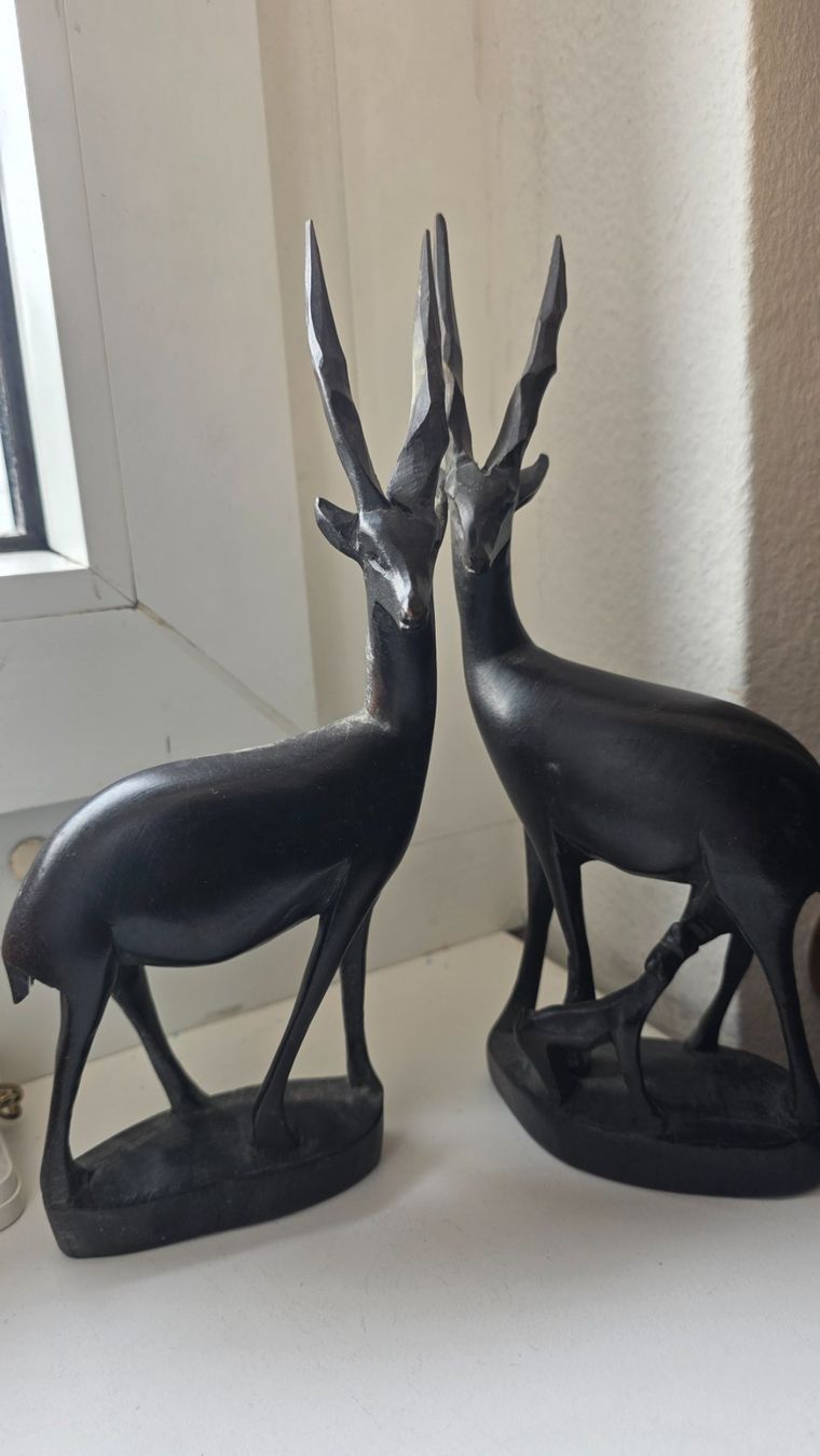Statuette: Antilope Familie – Usato da Wittenbach venduto da rose_rosi