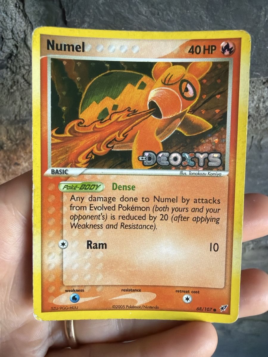 Pokémon Carte collezionabili: Numel 68/107 Tomokazu Komiya – Usato da Cadro venduto da rarecandycustoms