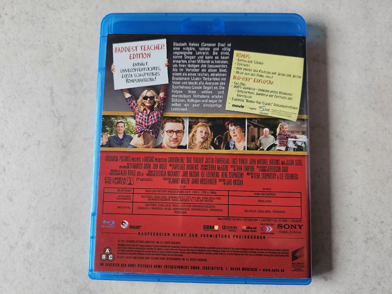 Tutti i DVDs: Bad Teacher  /  Baddest Teacher Edition Bluray – Usato da Schneisingen venduto da backstore24 1