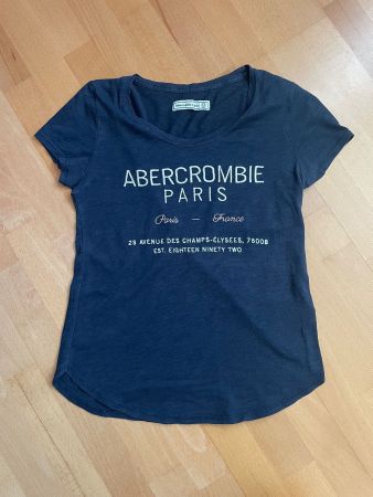 Abercrombie & Fitch T-Shirt, Gr. XS, Dunkelblau, Paris