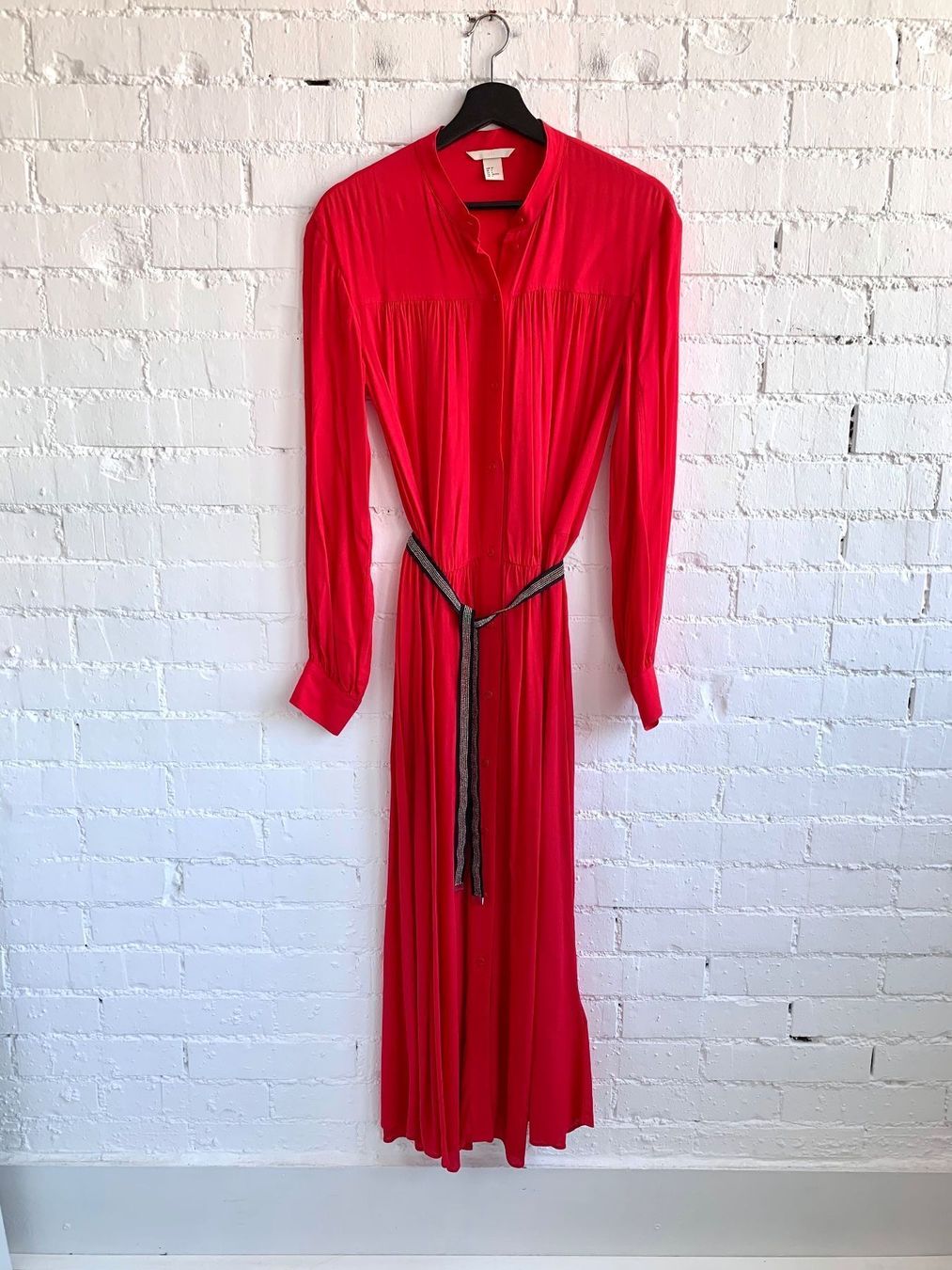 H&M Vestiti: Schön fallendes, rotes Blusenkleid von H&M – Usato da Bern venduto da Fraeuleinhonig 2