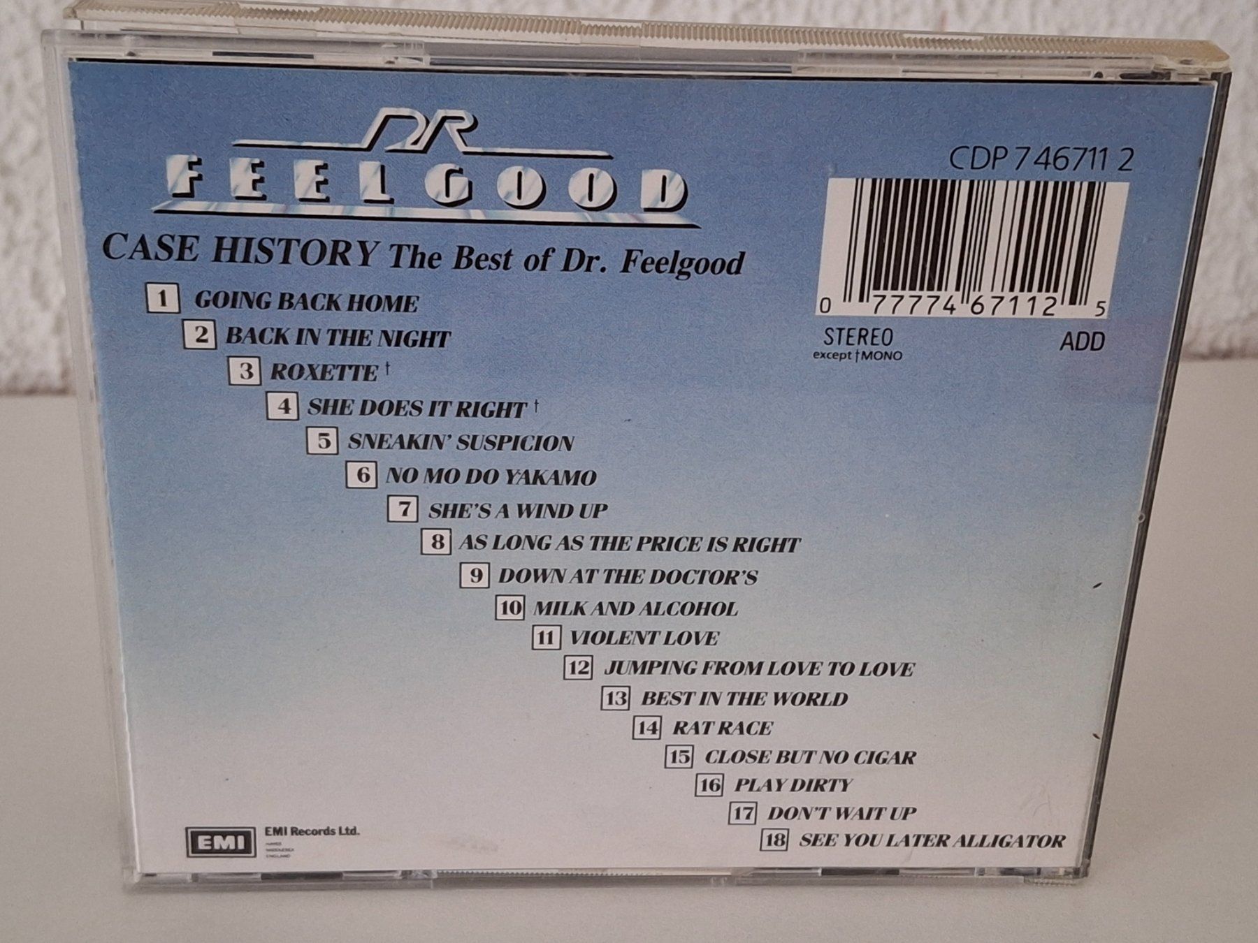 CD: CD Dr. Feelgood - Case History – Usato da Aarberg venduto da Jackup1 1