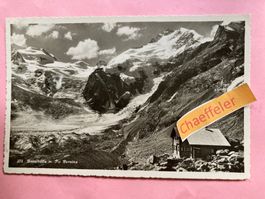 1949  275 Bovalhütte mit Piz Bernina