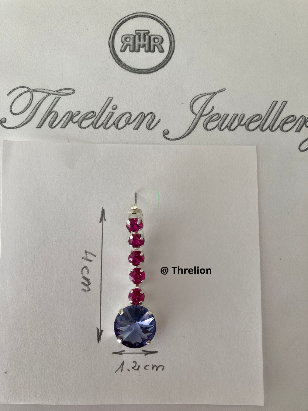 Orecchini pendenti & Orecchini a lobo: Threlion  Drop Ohrstecker Ohrringe – Nuovo e nell'imballaggio originale da Riehen venduto da Threlion 1