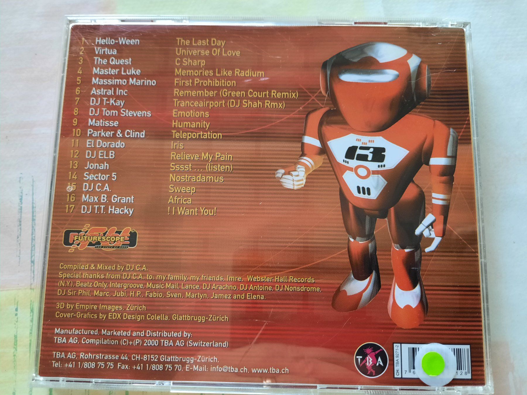 CD: Cd Futurescope -- Thirteen – Usato da Pully venduto da bro_n52j 1