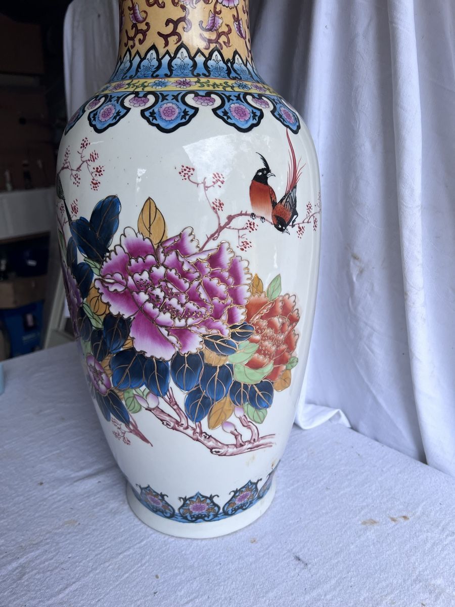 Vasi & Recipienti: Grosse  Blumenvase mit Blumen (115) – Usato da Glattfelden venduto da maa_qcj8 3