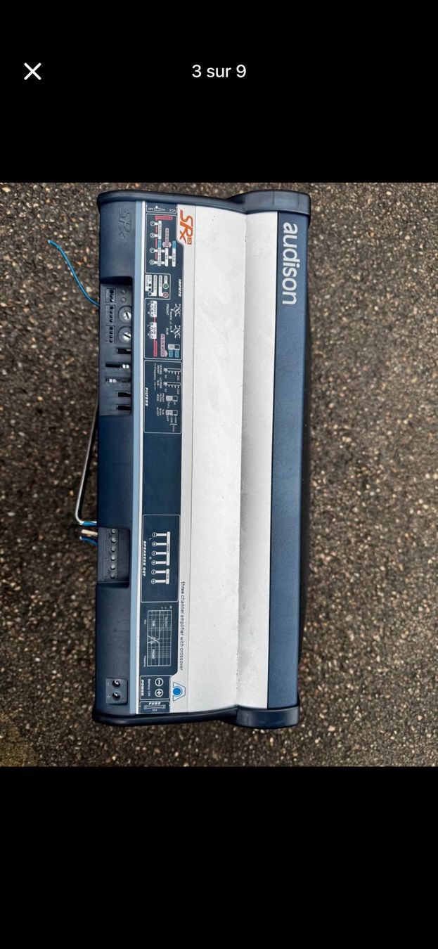 Amplificateurs: Amplificateur audison et caisson de basse alpine – D'occasion à gland par manuel062 1