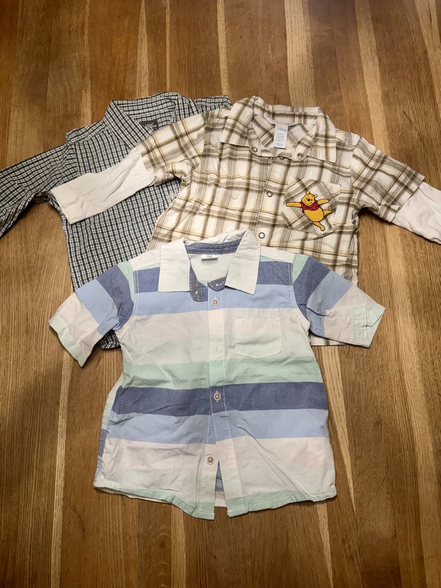 H&M Lotti & Set di vestiti: Boys' Clothes Bundle: Shirts, Trousers, Gr. 86 – Usato da Bülach venduto da dan_7scp 1