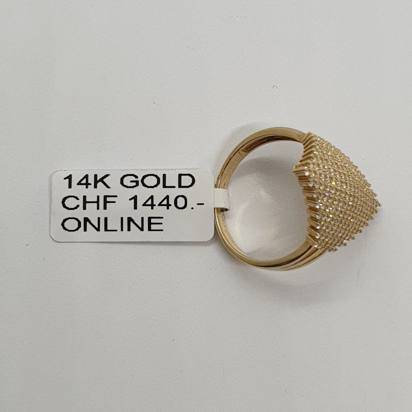 Anelli: Echt 14K Gold Ring – Usato da Luzern venduto da Goldhaus-Luzern 3