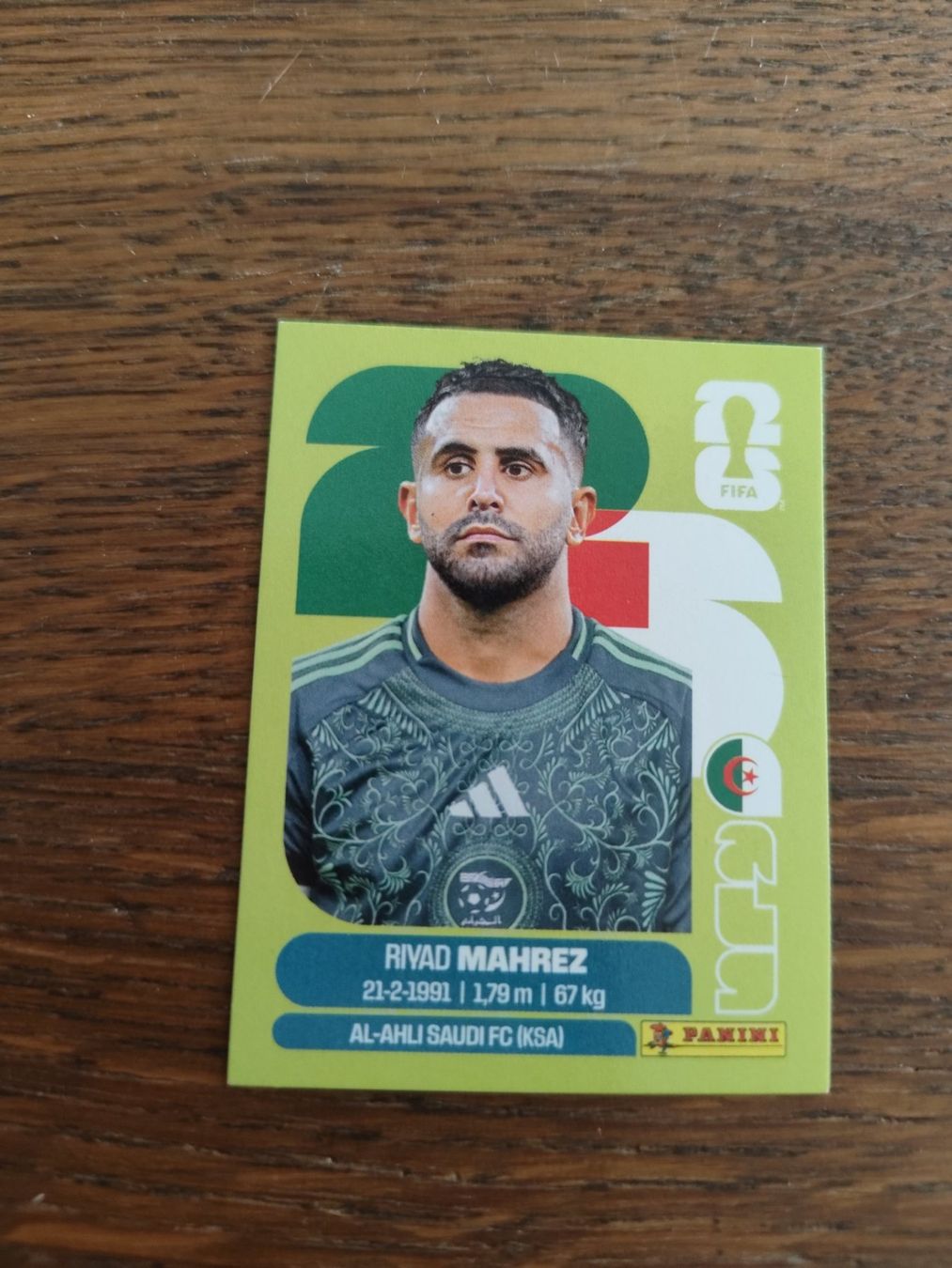 Panini Carte collezionabili: Panini WM 2026, ALG 15, Mahrez – Usato da Aarburg venduto da gloeckgloeck