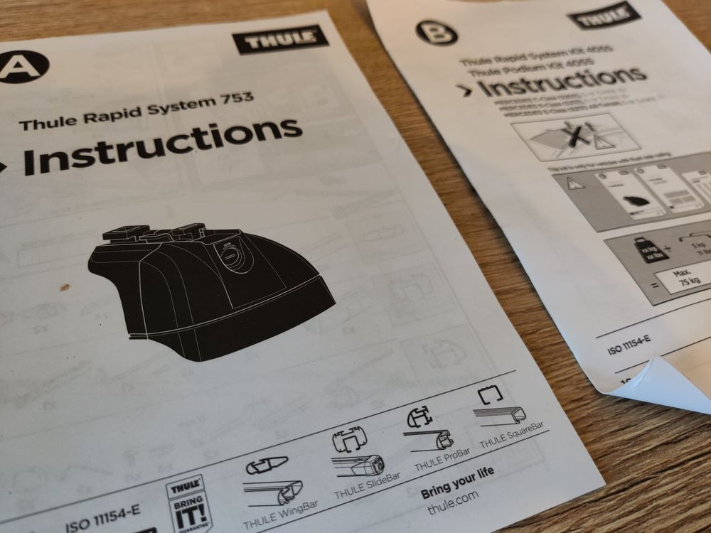 Thule rapid discount system kit 4055