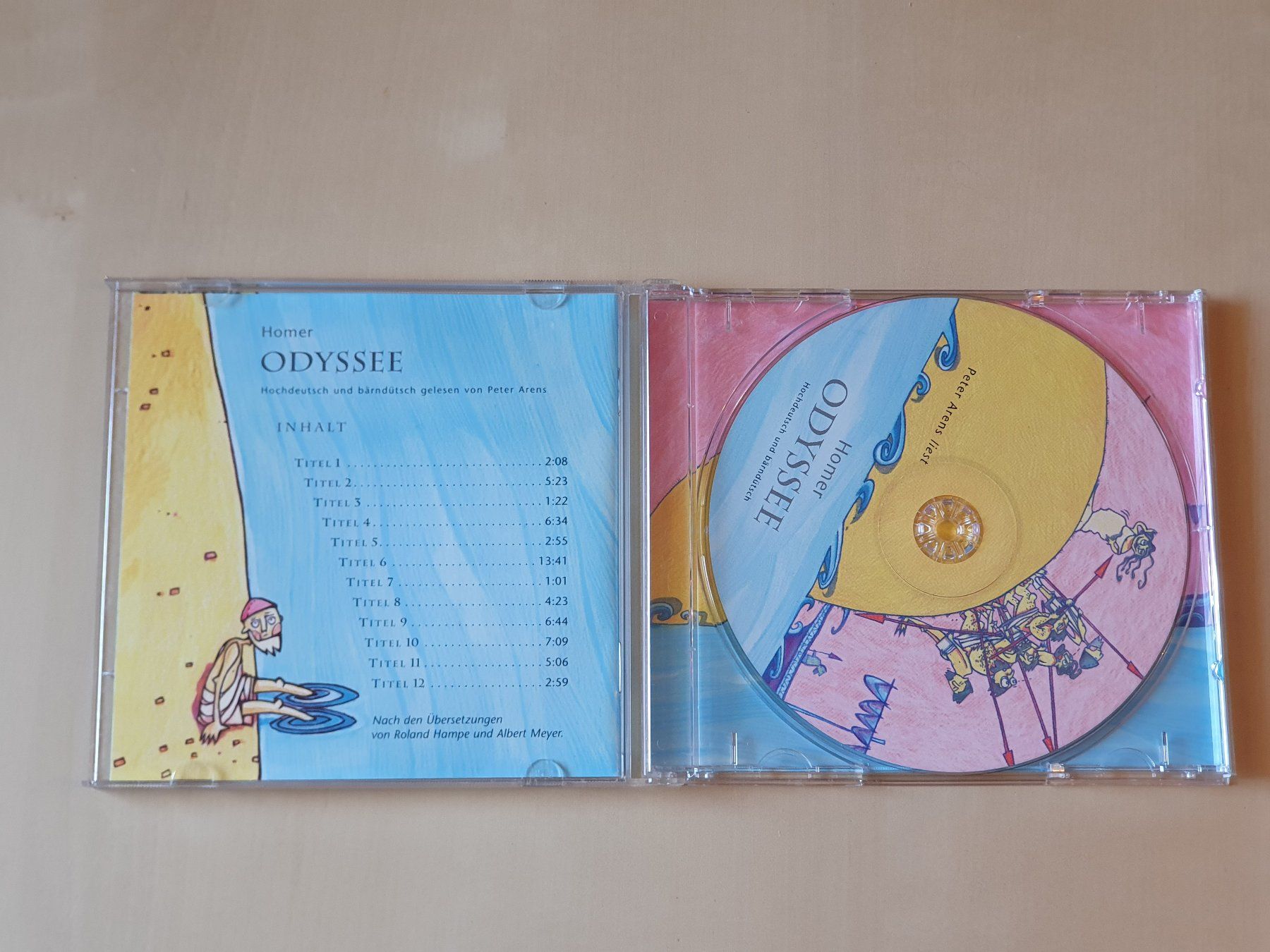 CD: Peter Arens liest Homer Odyssee – Usato da Stansstad venduto da collectorsshop 2